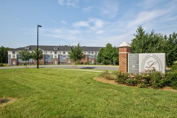 Loftin at Montcross entrance sign and grounds
