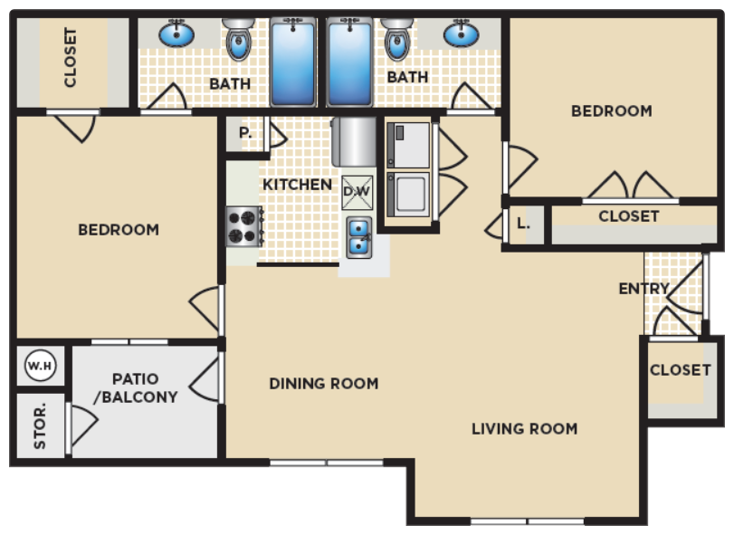 Midland TX 55+ Senior Apartments Santa Rita Senior Village